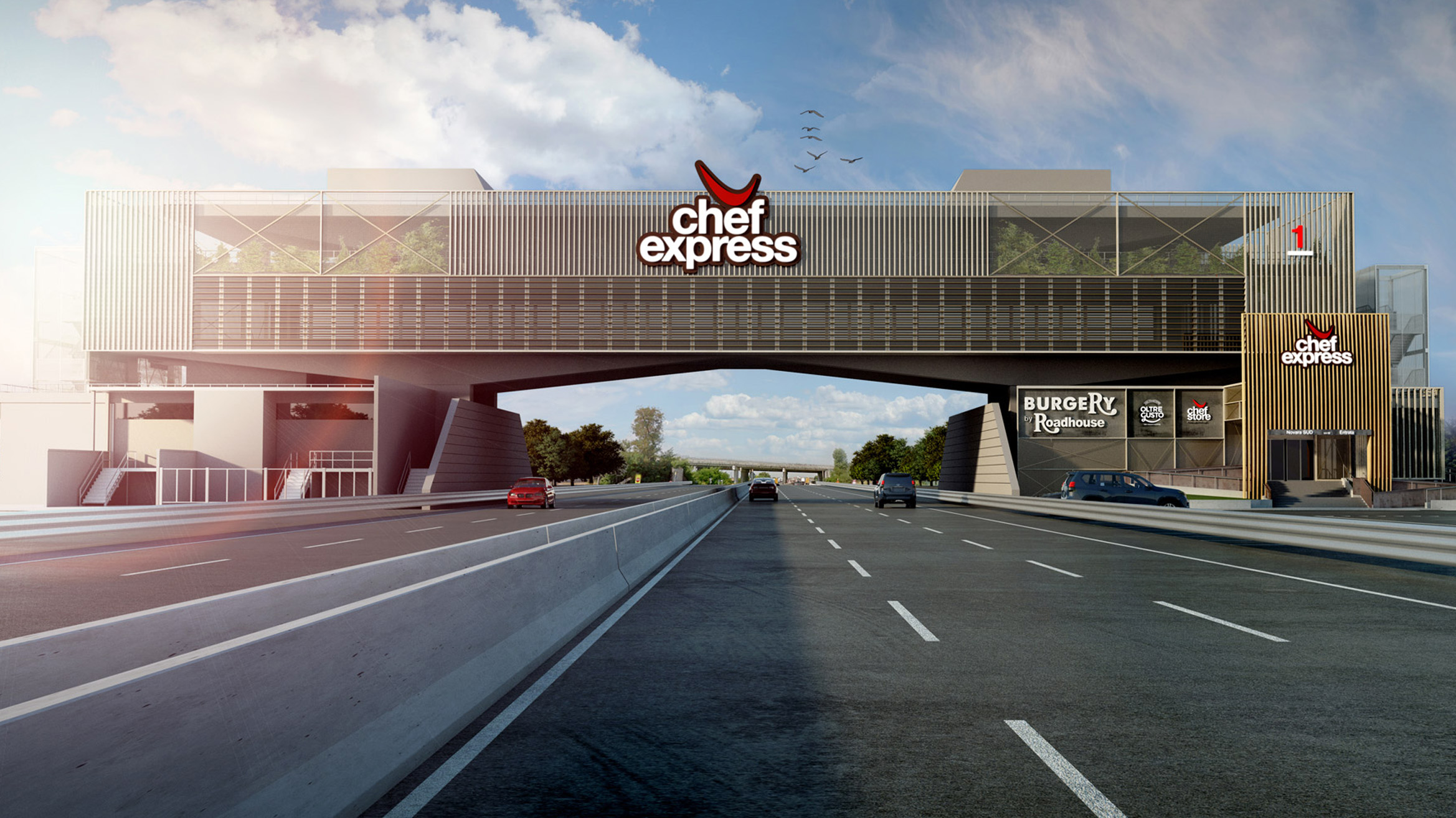 Politecnica firma il progetto della nuova area a ponte Chef Express di Novara lungo l’autostrada Milano – Torino