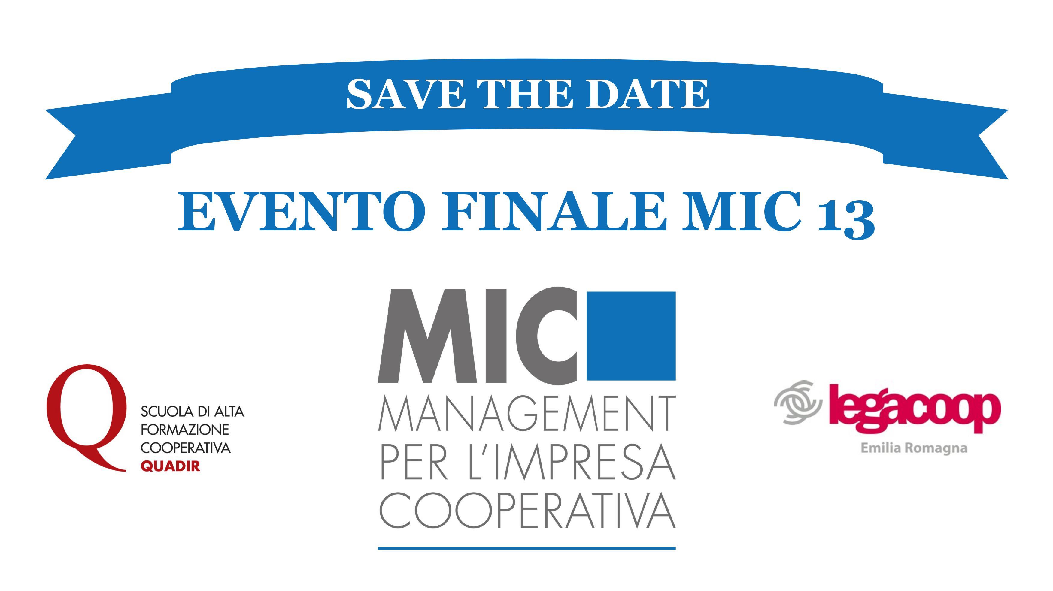 MIC: il 10 maggio, alla Cantina Albinea Canali, la finale del corso di alta Formazione manageriale cooperativa
