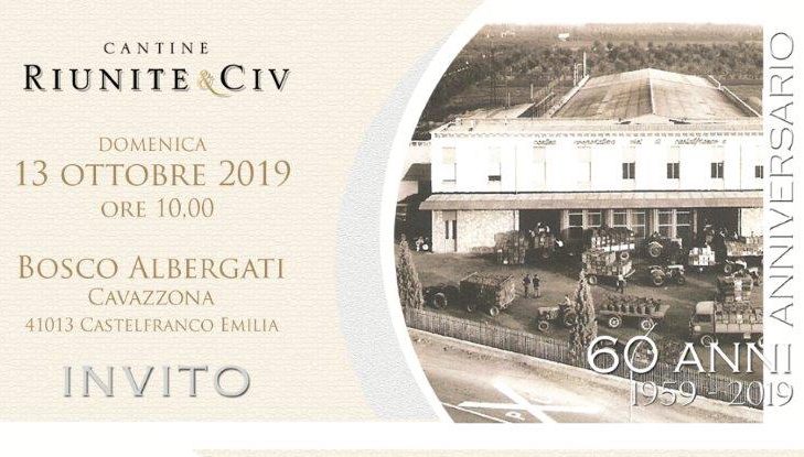 Cantine Riunite&Civ: la Cantina di Castelfranco Emilia festeggia 60 anni