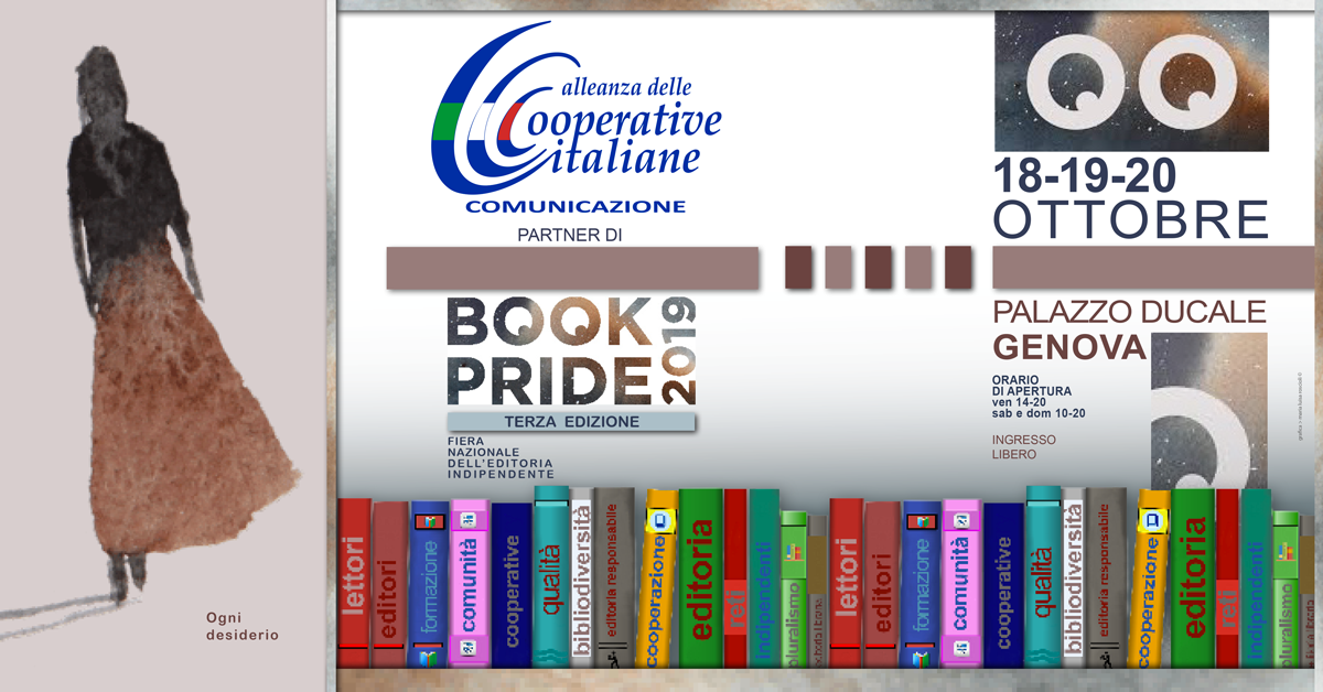 Alleanza delle Cooperative Comunicazione al Book Pride di Genova, dal 18 al 20 ottobre