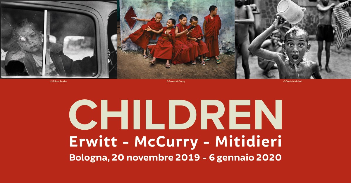 Children: fino al 6 gennaio in Salaborsa una mostra sui temi dell’infanzia promossa da Legacoop Bologna e Legacoopsociali, con fotografie di Erwitt, McCurry e Mitidieri
