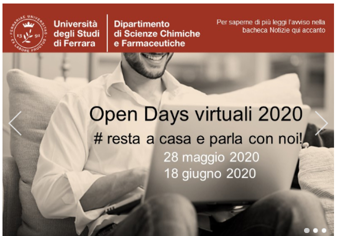Unife, Corso di laurea in Tecnologie Agrarie e Acquacoltura del Delta: open days telematici