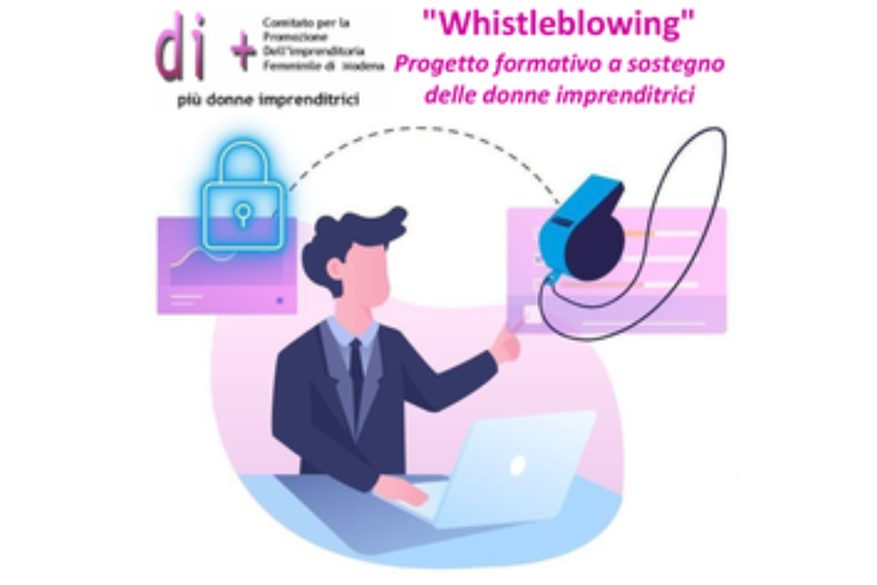 Lunedì 16 ottobre -“Whistleblowing” progetto formativo a sostegno delle donne imprenditrici