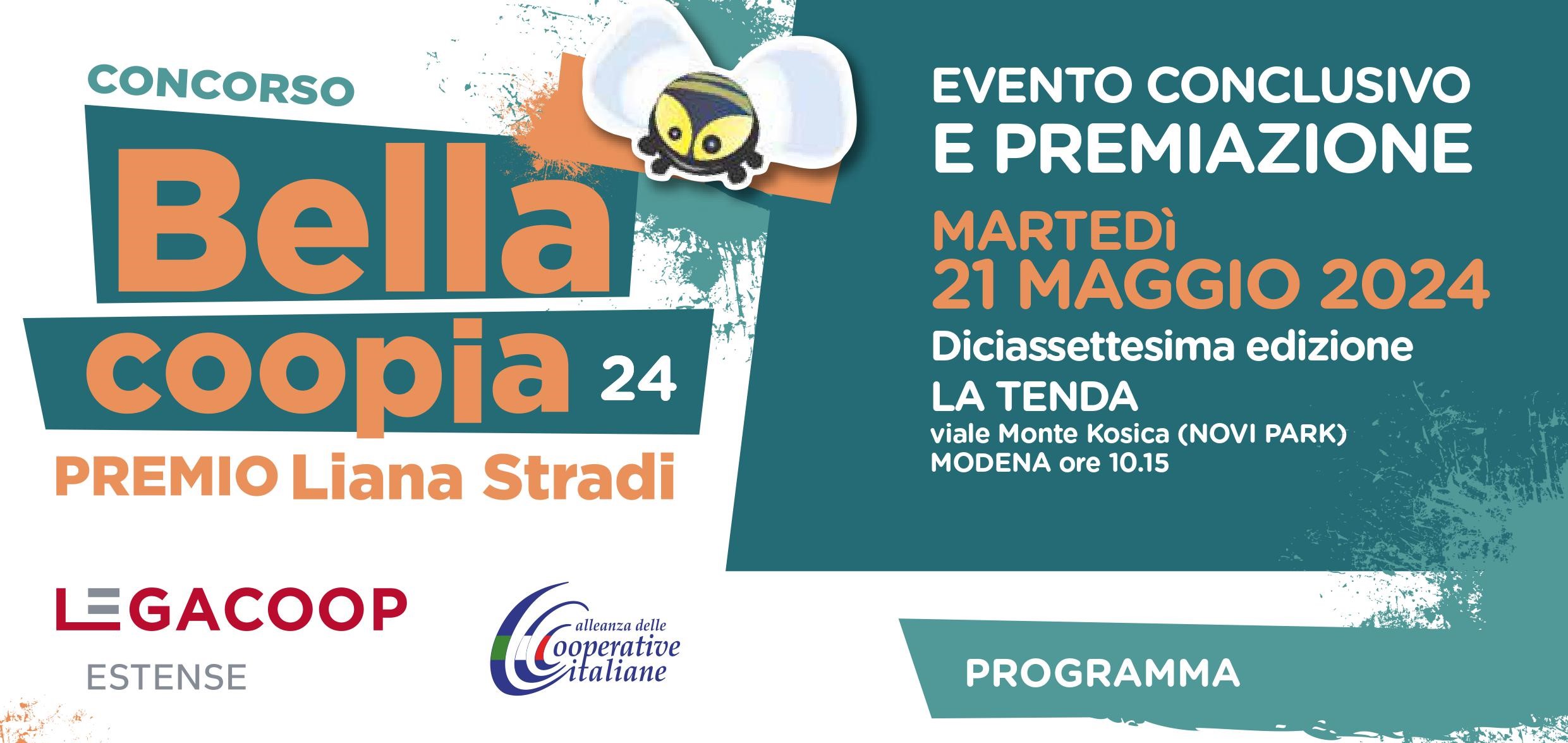 Bellacoopia Estense: il 21 maggio a Modena la finale del concorso rivolto ai giovani delle scuole superiori