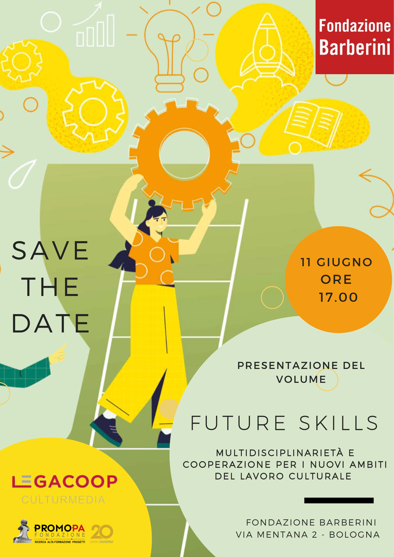 Culturmedia e PromoPA presentano a Bologna FUTURE SKILLS edito da Fondazione Barberini, venerdì 11 giugno