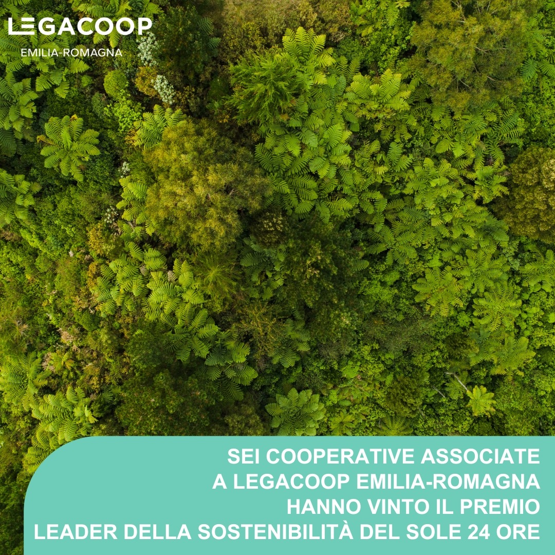 Premio Leader della Sostenibilità de Il Sole 24 ORE: premiate 6 cooperative emiliano-romagnole, tra cui Coop Alleanza 3.0 e coop Bilanciai