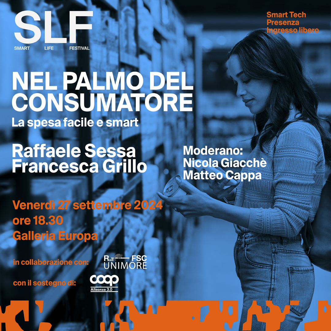 Smart Life Festival: il 27 settembre l’iniziativa di Coop Alleanza 3.0 sulla spesa smart