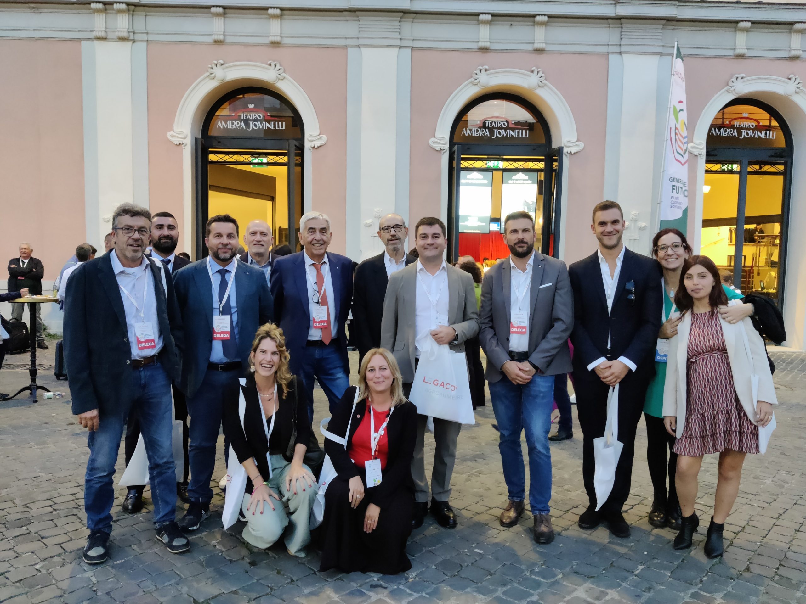 Una delegazione estense all’Assemblea di Legacoop Agroalimentare. Cristian Maretti riconfermato presidente