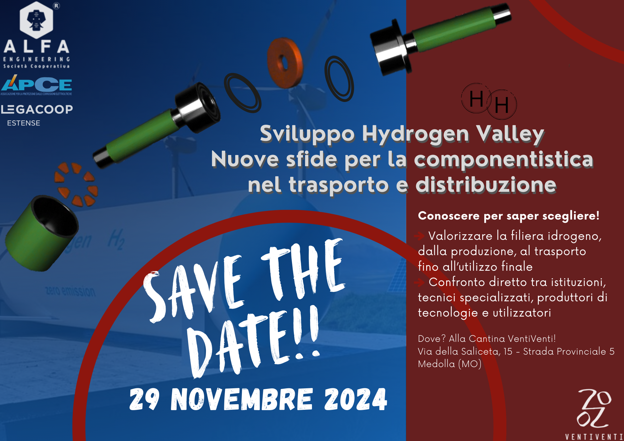 Save the date “Sviluppo Hydrogen Valley”: convegno con Alfa Engineering il 29 novembre