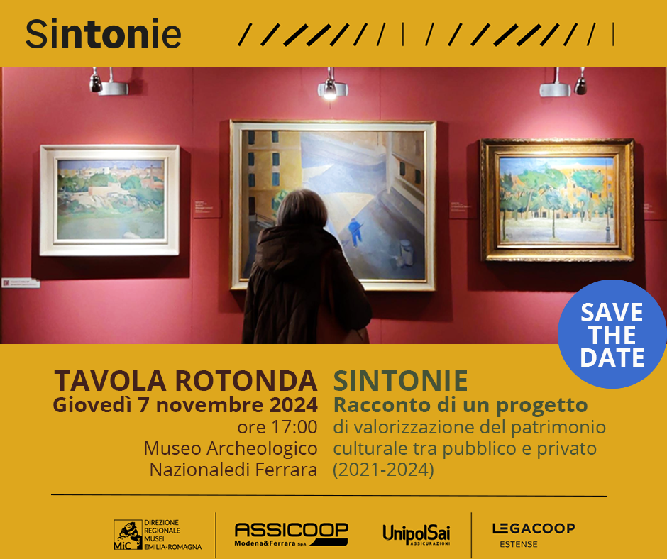 Sintonie: il 7 e 8 novembre due appuntamenti conclusivi del progetto triennale, al Museo Archeologico Nazionale di Ferrara e al Museo di Casa Romei