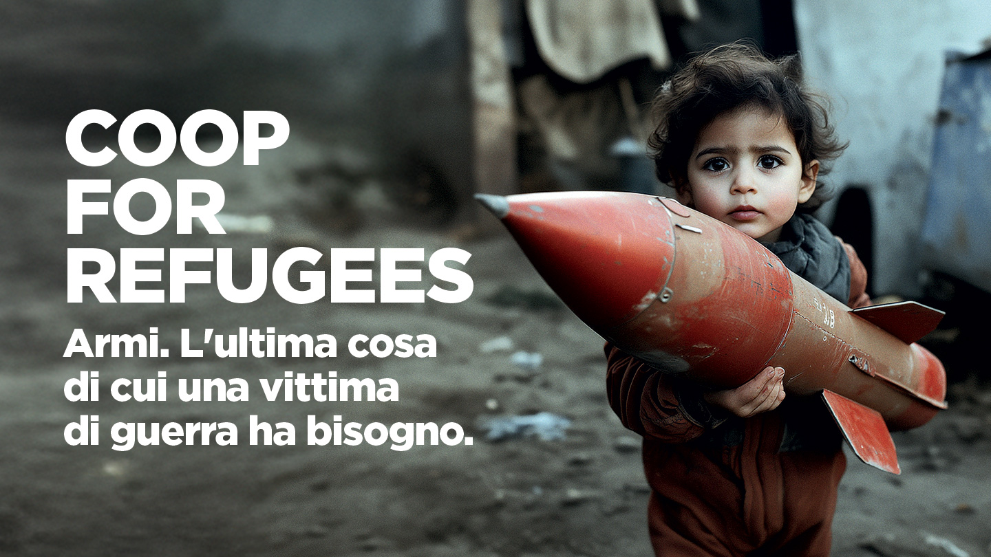 Al via dal 9 dicembre e fino al 9 gennaio “Coop for Refugees”, la campagna di raccolta fondi promossa da Coop