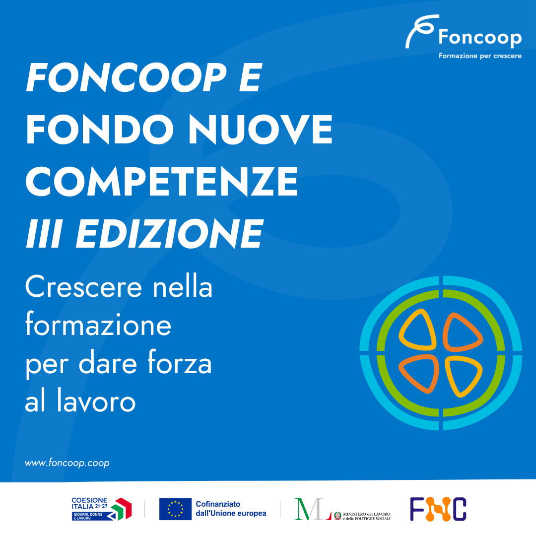 Foncoop e Fondo Nuove Competenze III edizione