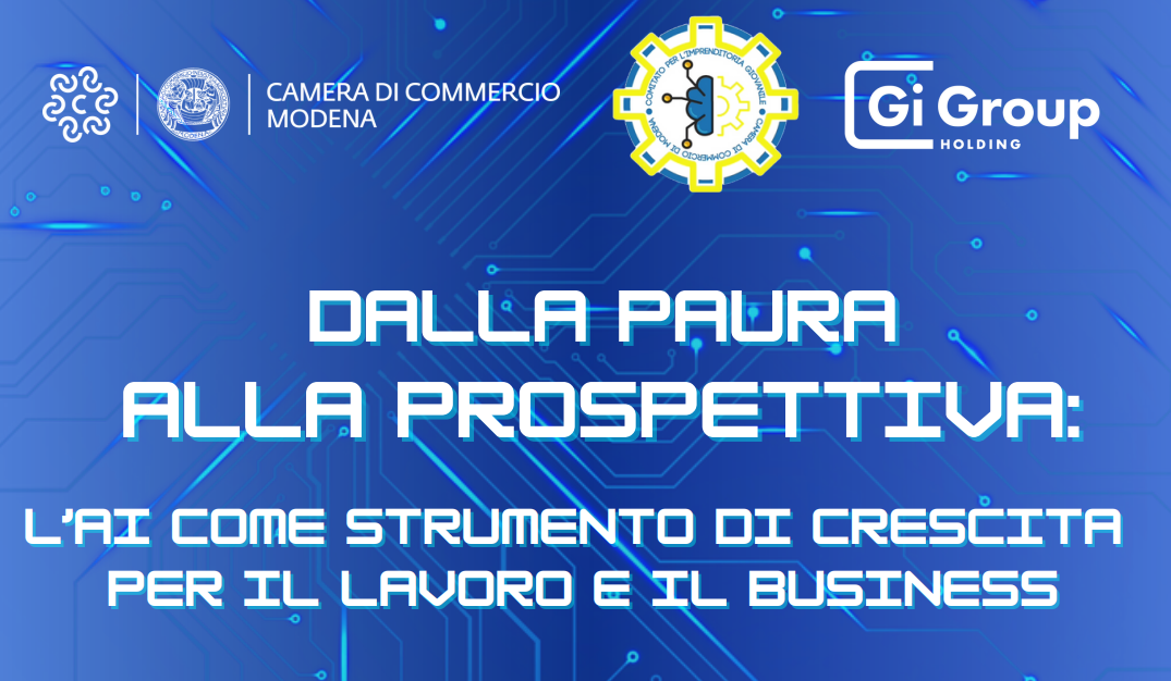 L’AI come strumento di crescita per il lavoro e il business. Appuntamento il 17 marzo con il CIG Camera di Commercio di Modena